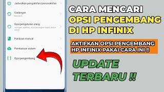 Cara Mencari Opsi Pengembang di Hp Infinix