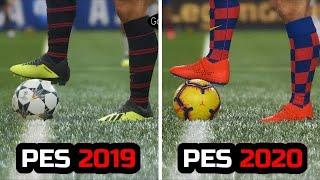 PES 2020 VS PES 2019 Gameplay Comparison #1