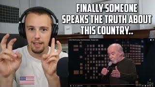American Reacts to George Carlin - Dumb Americans