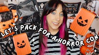 Let's Pack For A Horror Con + My Spooky Travel Essentials