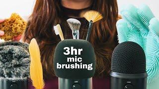 Ultimate 3hr mic brushing ASMR (no talking)