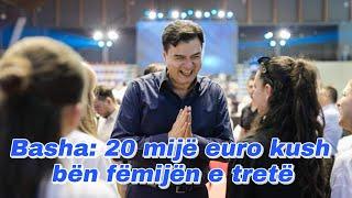Premtimi i Lulzim Bashës: 20 mijë euro kush bën fëmijën e tretë! Si i përfitoni