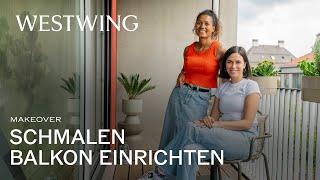 Kleinen Balkon gestalten | Balkon Ideen, Balkon Lounge Inspiration & Balkon Pflanzen | Makeover