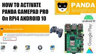 How to Activate Panda Gamepad/Mouse Pro on Raspberry Pi 4 (Android 10)