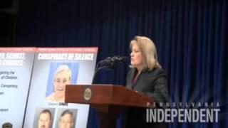 AG Linda Kelly on charges against PSU's Spanier, Schultz and Curley