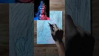 Drawing Mahadev... #sawan #sawan2023 #sawanspecial #mahadev