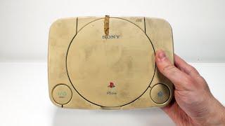 I Restored This  Yellowed & Broken PSone - Retro Playstation Console Restoration