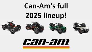 Can-Am's 2025 models, including a brand new model!