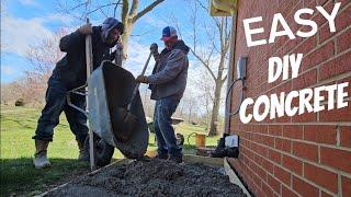 Dont Pour DIY Concrete UNLESS your using this method! (important secret step)