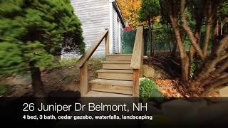 For Sale: Must-See Home in Lakes Region New Hampshire [ Belmont, NH Real Estate Video in 4k ]