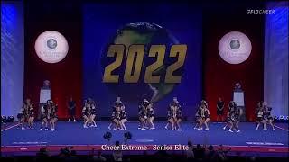 Cheer Extreme Senior Elite Worlds Day 2 2022