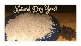 How To Make Natural Dry Yeast At Home From ( Flour & Water )