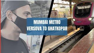 Mumbai metro after lockdown  | versova to ghatkopar