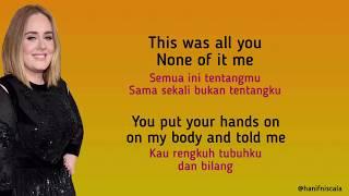 Adele - Send My Love To Your New Lover | Lirik Terjemahan