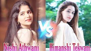 Himanshi Tekhwani vs Nishi Athwani/ that glam couple/ that glam girl/ grace with fashion