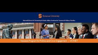 Veterans Program for Politics and Civic Engagement: 2021 Information Session