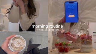 【morning routine】6:00起き社会人のモーニングルーティン️起きてからから出勤するまで‍