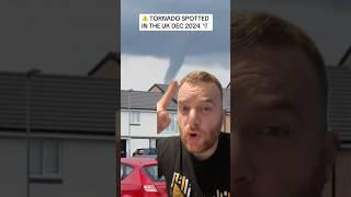 TORNADO SPOTTED IN THE U.K AS EVENTS CANCELLED #fyp #weather #storm #tornado #ukweather #shorts #uk