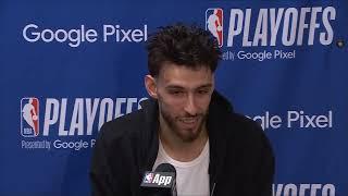 Chet Holmgren PostGame Interview | Oklahoma City Thunder vs Dallas Mavericks