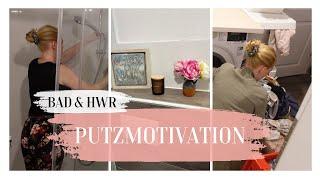 Putzmotivation EXTREMES CHAOS im Bad und Hauswirtschaftsraum | clean with me