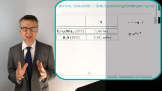 PC11 Viskosität und Impulstransport - Warum braucht man mehr Kraft, wenn man schneller umrührt?