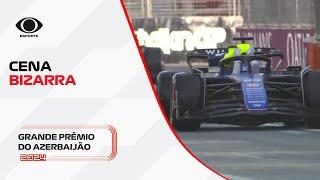 Em cena inusitada, Williams esquece soprador no carro de Albon