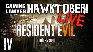 Resident Evil 7 - LIVE! - 04 (Part B) - Hawktober 2018!