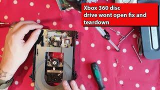 Xbox 360 disc drive wont open fix/repair
