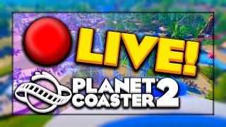  LIVE: PLANET COASTER 2: Let's Build a Dark Ride + Spotlights Later