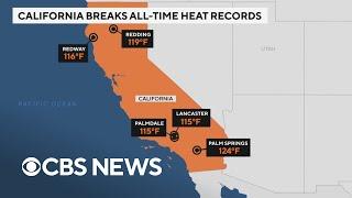 California hits record temperatures as heat wave drags on