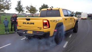 Dodge RAM 1500 TRX 6.2L Supercharged Hemi V8 - Drag Races, Exhaust Sounds & Accelerations!