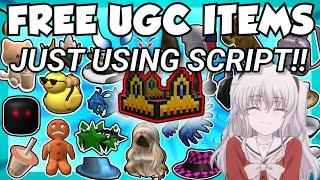  GET FREE UGC ITEM JUST USING THIS SCRIPT! | Roblox 2024