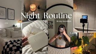 MY NIGHT ROUTINE | dinner, self care, nighttime skincare routine, journaling + more!