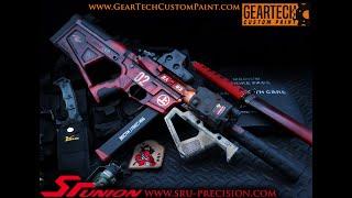 SRU Airsoft 3D Printed Body Kit on Custom Painted  G&G ARP9