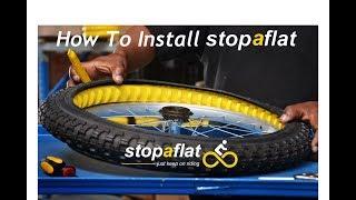 Stopaflat Inner Tube Installation Bicycle Tyre Solid Stop A Flat