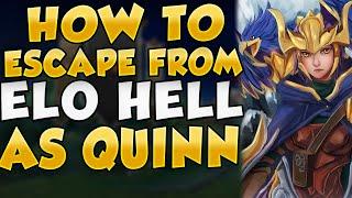 How To Escape ELO HELL Playing Quinn | Coaching from the Rank #1 Quinn