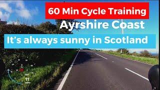 60 min Cycling Zone 2 Training Ride (including the famous Electric Brae)