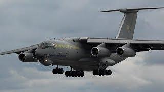 Ilyushin Il-76 'Candid' arrival at RIAT 2019