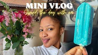 VLOG: Realistic Day in my life | Buying Flowers| Study With Me  | Bubblegum Ice Cream 