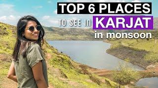 TOP 6 Places to See in Karjat in Monsoon - Lakes, Dams, Waterfall, Food, Stay, Art