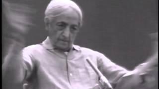 Should we talk about your teachings? | J. Krishnamurti