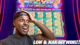 Incredible BLACK SCREEN Bonus Wins on Fu Dao Le Slots at Winstar World Casino!