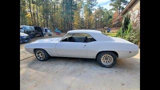 1969 Firebird restoration walk around before paint