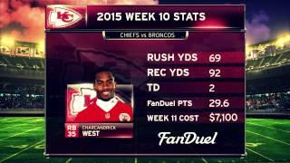 NFL Week 11: Kay Adams' FanDuel Fantasy Four