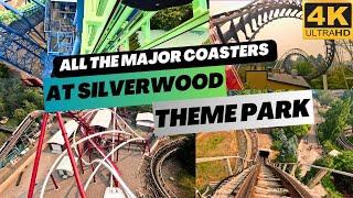 Every Major Roller Coaster at Silverwood Theme park | Severely Underrated