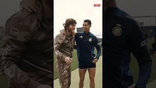 Шара Буллет и Криштиану Роналду встреча #роналду #ronaldo #шара #шарабуллет #криштиану  #cristiano