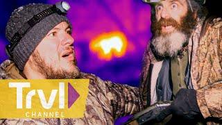 Team Chases Huge Heat Signature with Two Men Down | Mountain Monsters | Travel Channel