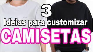 Como  CUSTOMIZAR CAMISETAS  em blusinhas super fáceis / renove seu guarda roupa com HUDA NUNES