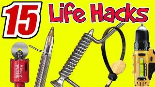 15 BEST Life Hacks for all needs - For DIY and more...