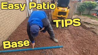 Patio Base -Easy steps to follow